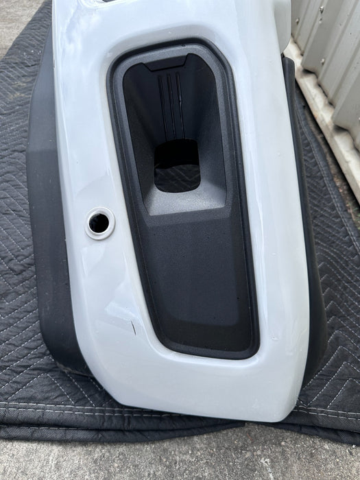 2023 2024 2025 FORD F250 F350 FRONT BUMPER ASSEMBLY STAR WHITE OEM PAINT SCUFFS