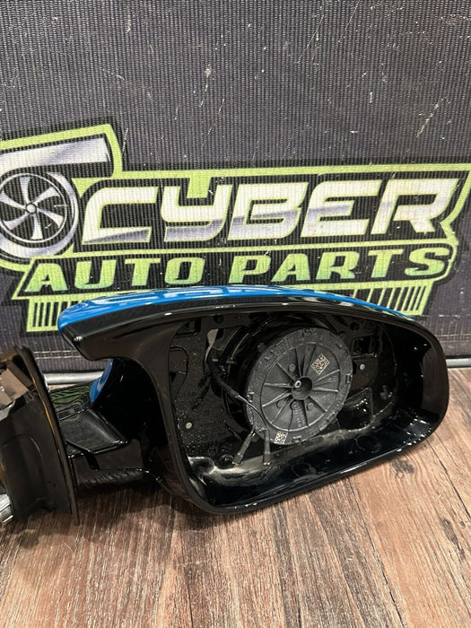 2020 BMW M4 F82 PASSENGER RIGHT SIDE MIRROR LAGUNA SECA BLUE *448* OEM