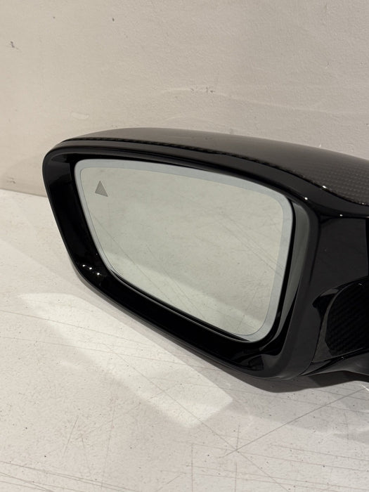 2024 BMW M3 M4 G80 G82 LEFT CARBON FIBER MIRROR W BLIND SPOT OEM *SEE PIC 11*