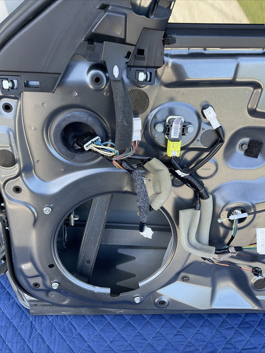 2014-2017 INFINITI Q50 RED SPORT FRONT PASSENGER RIGHT DOOR GREY METALLIC~DENT~