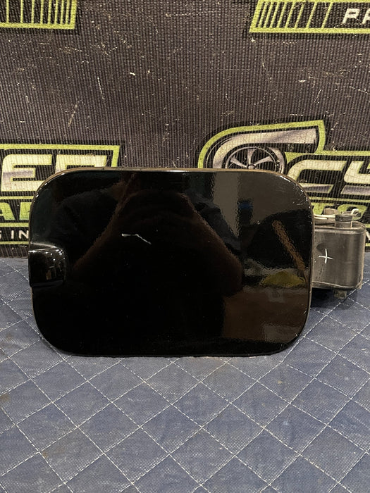 2017-2022 FORD F250 F350 DIESEL 6.7L BLACK FUEL GAS DOOR LID CAP OEM MINOR SCUFF