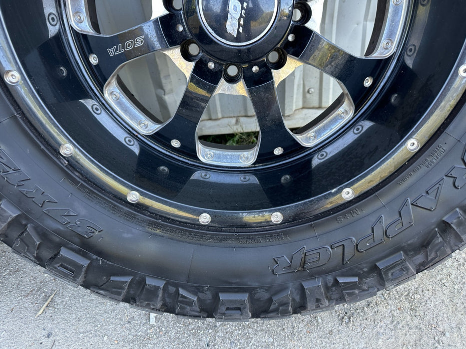 FORD F250 F350 8X170 SOTA OFFROAD 20" WHEELS 37X12.50R20 NITTO RIDGE GRAPPLERS