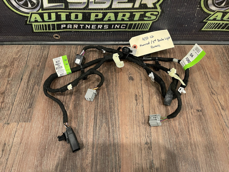 2022 FORD F350 F450 MOONROOF / 3RD THIRD BRAKE LIGHT HARNESS OEM NC3T-14A411-DA