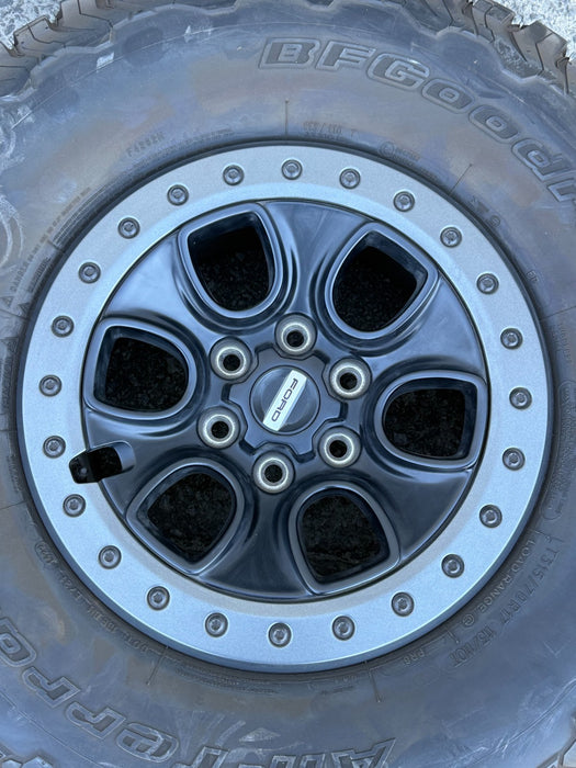 2023 FORD F150 RAPTOR OEM FACTORY TAKEOFF WHEELS TIRES BFGOODRICH 35" TIRES