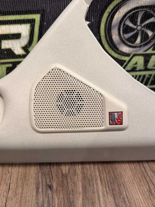 2017 NISSAN TITAN XD RESERVE DRIVER LEFT A PILLAR TRIM W SPEAKER OEM