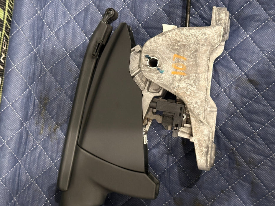 2014 AUDI R8 LEATHER EMERGENCY PARKING HAND E BRAKE PULL LEVER OEM