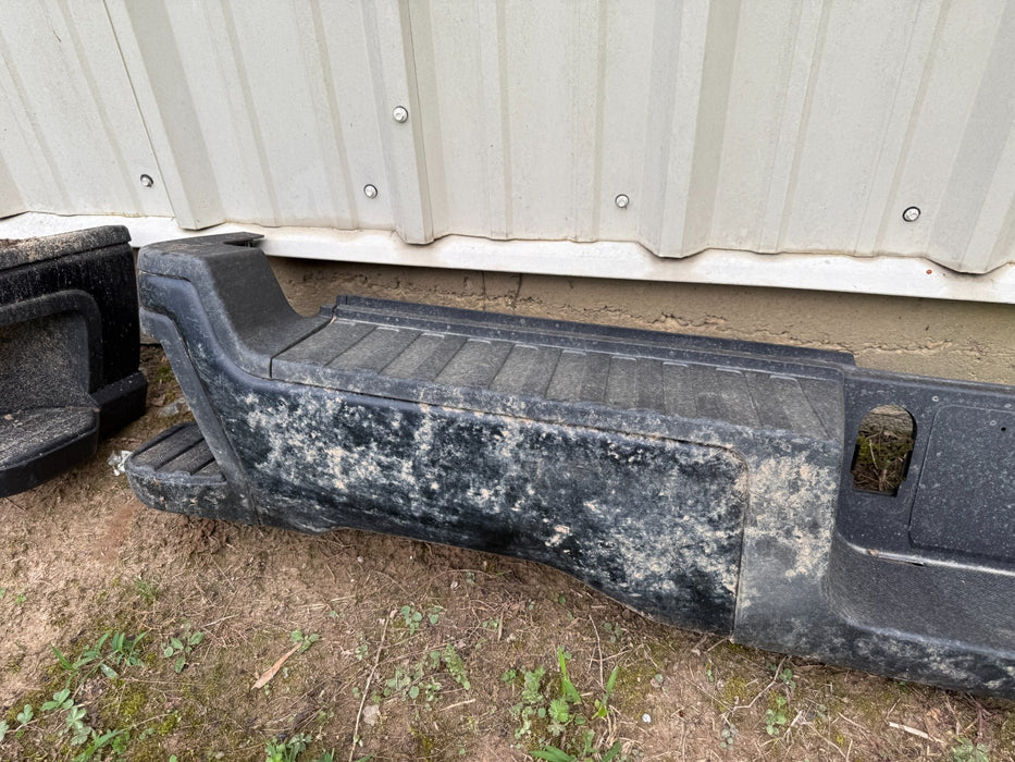 2023 2024 FORD F250 F350 F450 REAR BUMPER BLACK OEM