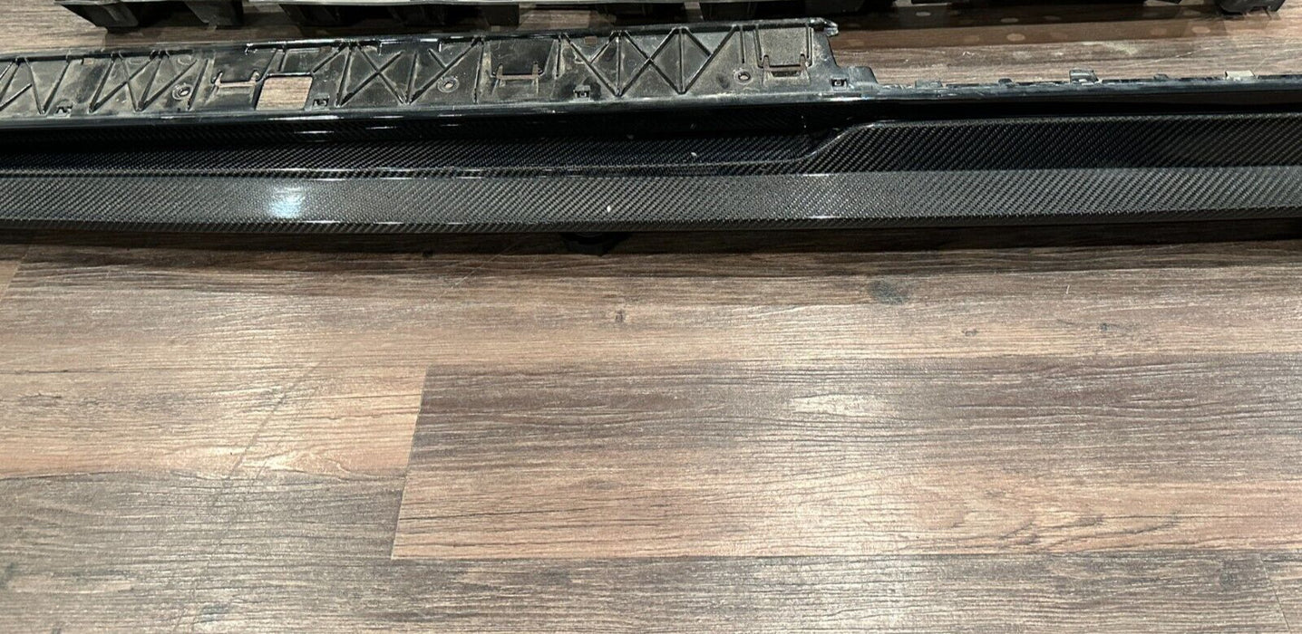 2021 AUDI R8 DRIVER LEFT CARBON FIBER SIDE SKIRT ONLY *DAMAGE/PPF FLAWS*