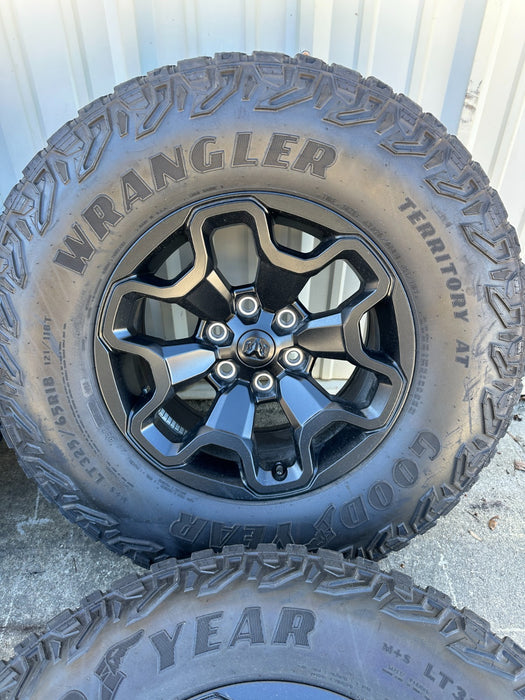 DODGE RAM GOODYEAR WRANGLER WHEELS TIRES RIMS 325/65 R18