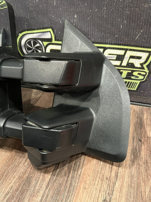 2023-2024 FORD F350 PASSENGER RIGHT CHROME CAP TOW MIRROR W CAMERA OEM