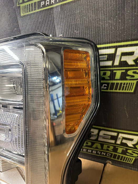 2017 2018 2019 FORD F250 F350 F450 HEADLIGHT DRIVER LEFT LED OEM W/ MODULE
