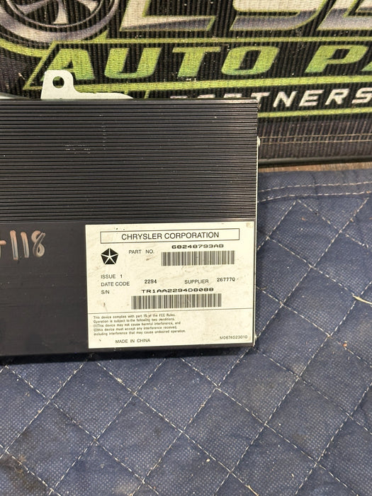 2015 DODGE RAM 2500 RADIO AMP AMPLIFIER OEM 68248793AB