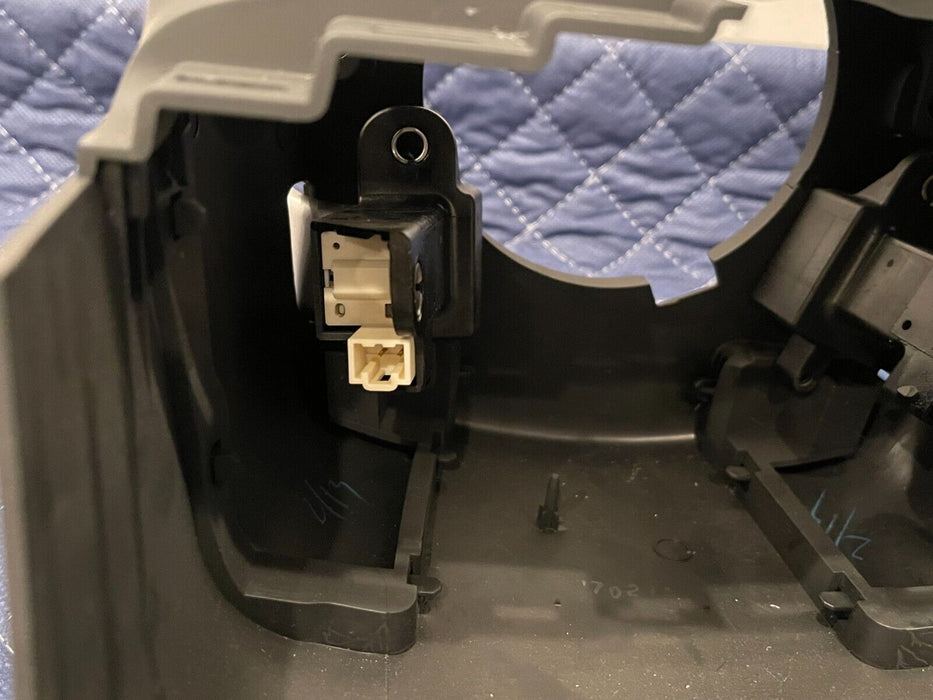 2017 INFINITI Q50 RED SPORT STEERING COLUMN TRIM W/ PADDLE SHIFTER OEM