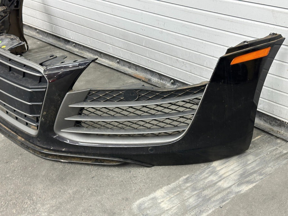 2014 2015 AUDI R8 PLUS FRONT BUMPER COMPLETE ASSEMBLY OEM GENUINE BLACK