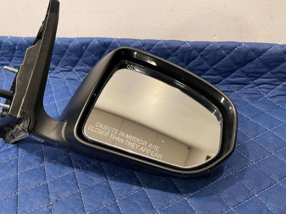 2014 NISSAN 370Z NISMO FRONT GRAY RIGHT DOOR MIRROR W/ RED STRIPE OEM *PEELING*