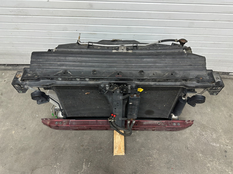 2016 NISSAN TITAN XD DIESEL COOLING RADIATOR SUPPORT ASSEMBLY COMPLETE OEM