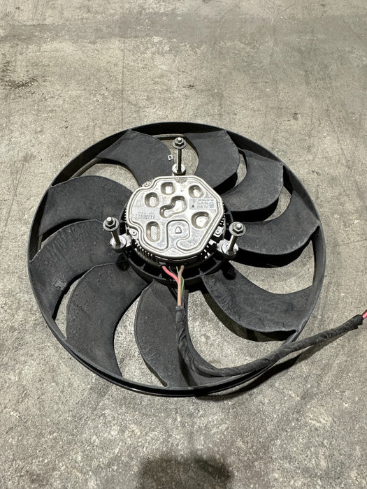 2014 PORSCHE 911 TURBO S RADIATOR CONDENSOR COOLING FAN ASSEMBLY OEM 991.624.037