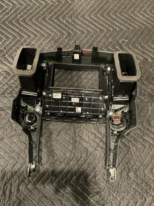 2011 NISSAN 370Z SPORT CENTER DASH RADIO & AC SURROUND TRIM OEM 2009-2020~WEAR~