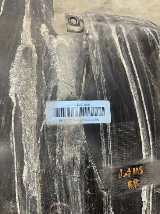 2014 PORSCHE 911 TURBO S 991 REAR RIGHT WHEELHOUSE FENDER LINER OEM 99150451000