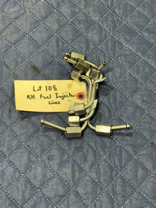 2020 FORD F250 F350 RIGHT FUEL PIPE INJECTOR LINES (4) 55K MILES OEM LC3Q9F911BB