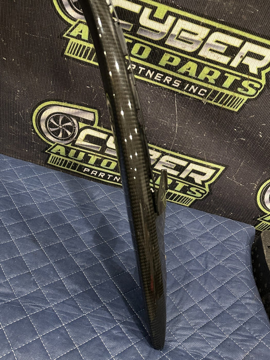 2014 AUDI R8 DASH DASHBOARD CARBON FIBER COVER FRAME 423 857 171 A OEM ~SCUFFS~