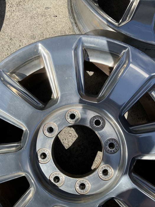2017-2022 FORD F250 F350 F450 PLATINUM OEM WHEEL RIM PAIR (2) 20X8~MINOR SCUFFS~
