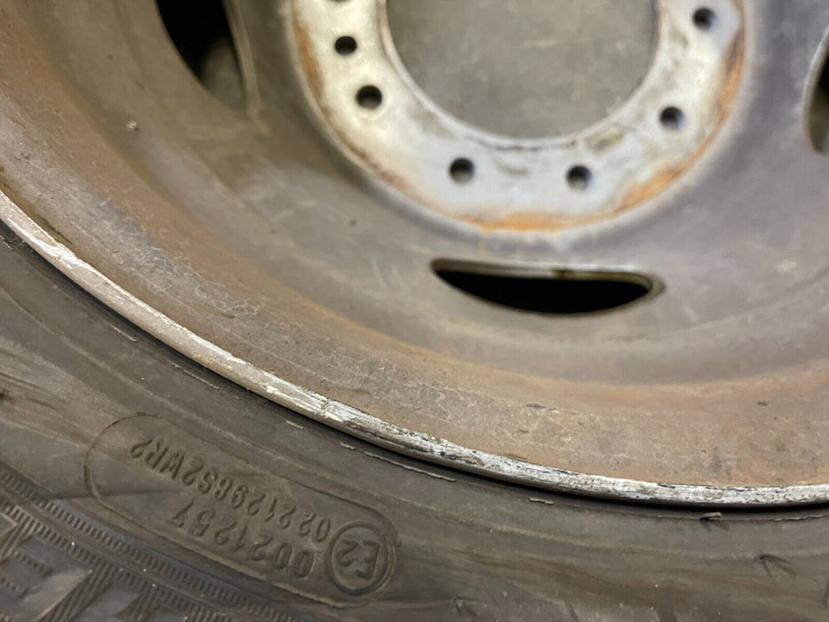 2019 FORD F450 DUALLY MICHELIN REAR INNER TIRE WHEEL RIM 225/70R19.5