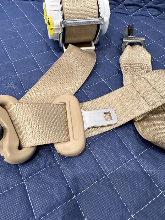 2017-2019 FORD F250 F350 LARIAT TAN REAR LEFT MIDDLE RIGHT SEATBELTS OEM