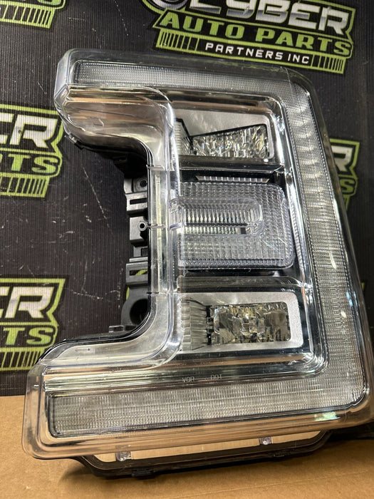2017 2018 2019 FORD F250 F350 F450 HEADLIGHT DRIVER LEFT LED OEM W/ MODULE