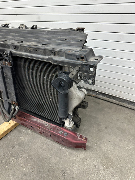 2016 NISSAN TITAN XD DIESEL COOLING RADIATOR SUPPORT ASSEMBLY COMPLETE OEM