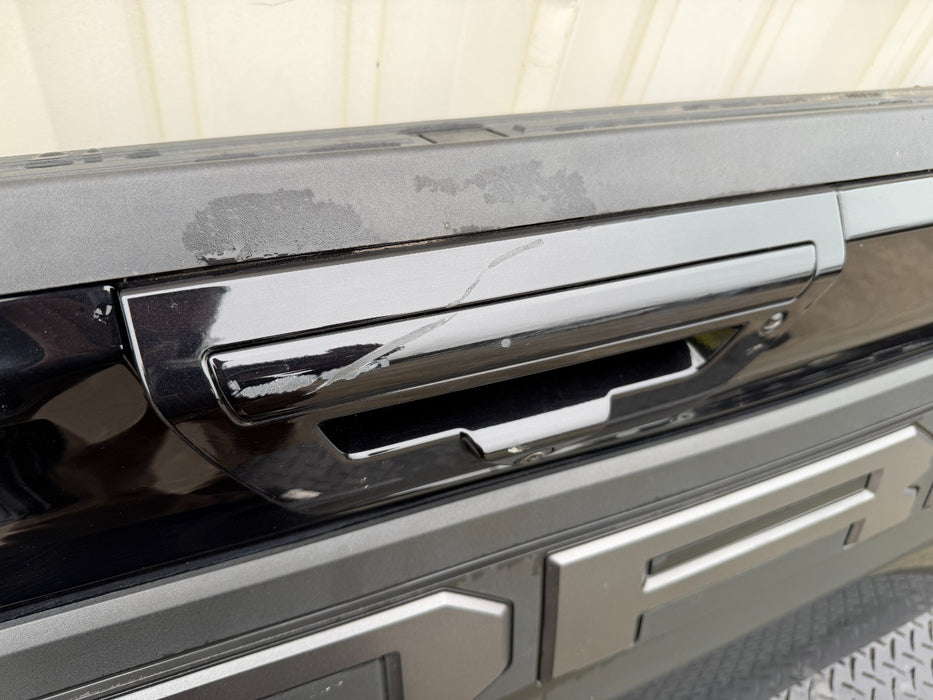 2019 FORD F150 RAPTOR REAR TAILGATE W STEP (G1) SHADOW BLACK OEM *FLAWS 8-11*