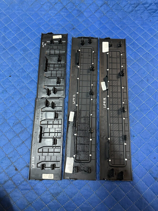 2017-2022 FORD F350 F450 PLATINUM KICK PLATE PANEL SET (4) OEM *MINOR WEARS*