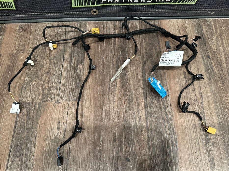 2021 AUDI R8 PASSENGER RIGHT DOOR WIRING HARNESS OEM 4S0 971 036 E