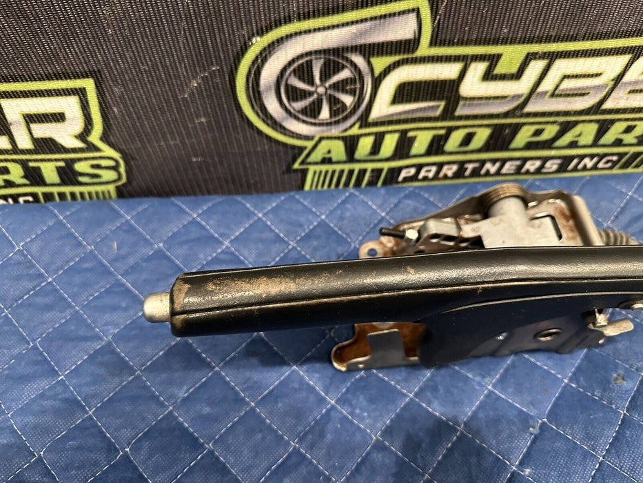 2009-2020 NISSAN 370Z LEATHER EMERGENCY E BRAKE HANDLE LEVER OEM ~MINOR WEAR~