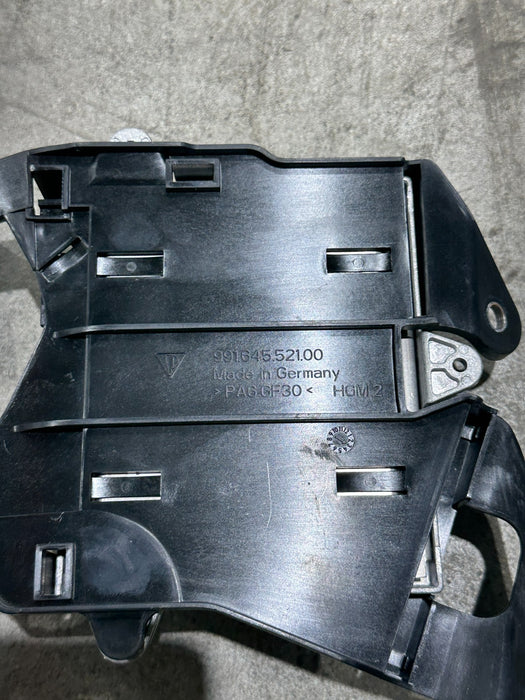 2014 PORSCHE 911 TURBO S AUXILIARY SUBWOOFER AMPLIFIER W BRACKET OEM *CRACK #4*