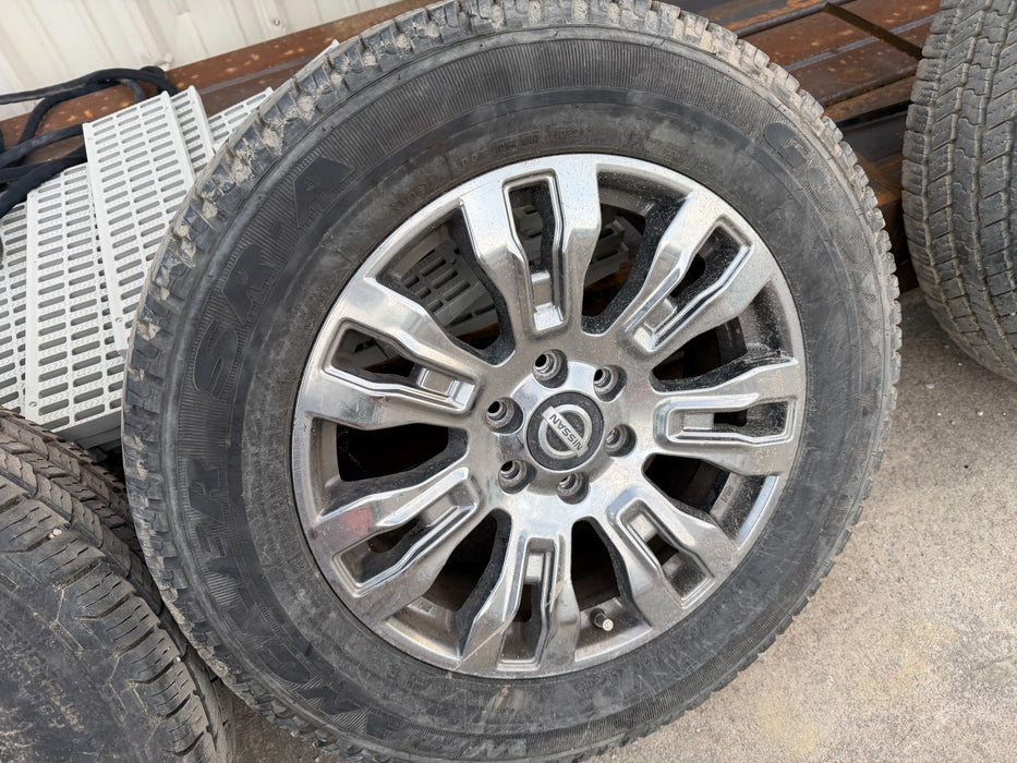 2016 NISSAN TITAN XD PLATINUM RESERVE WHEELS RIMS TIRES OEM GENUINE 6X5.5