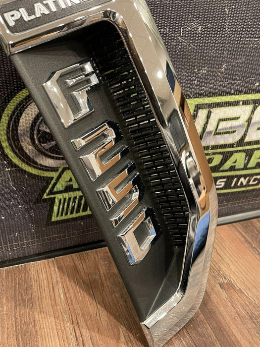 2017-2019 FORD F250 FRONT PASSENGER RIGHT CHROME FENDER EMBLEM BADGE OEM