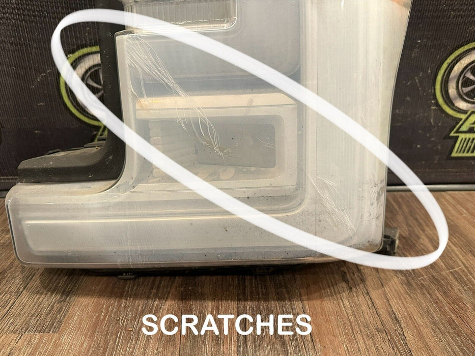 2017-2019 FORD F250 F350 F450 LEFT LED HEADLIGHT OEM *DAMAGED/READ*