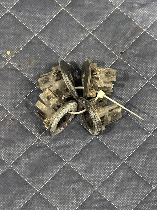 2017-2019 FORD F250 F350 FORD REAR BUMPER SESNOR TRIMS (4) OEM