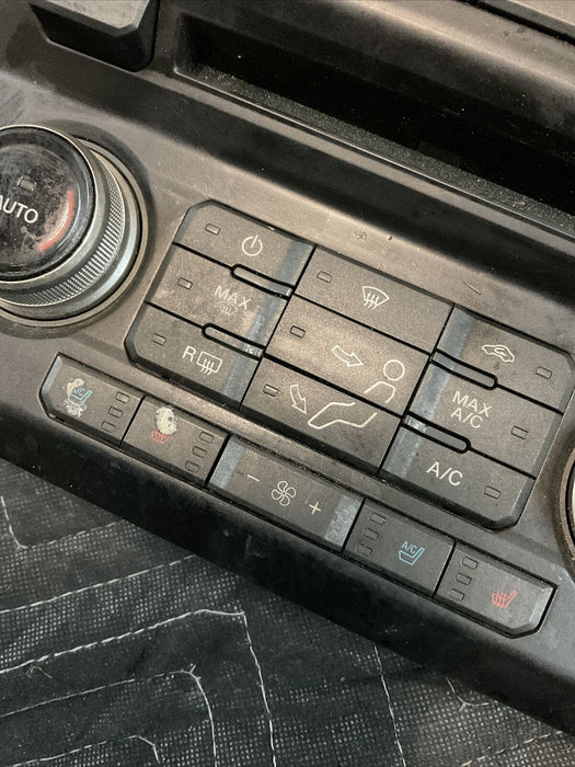 2017 FORD F250 F350 PLATINUM RADIO A/C HVAC CONTROL ASSEMBLY OEM~BURNED DAMAGE~