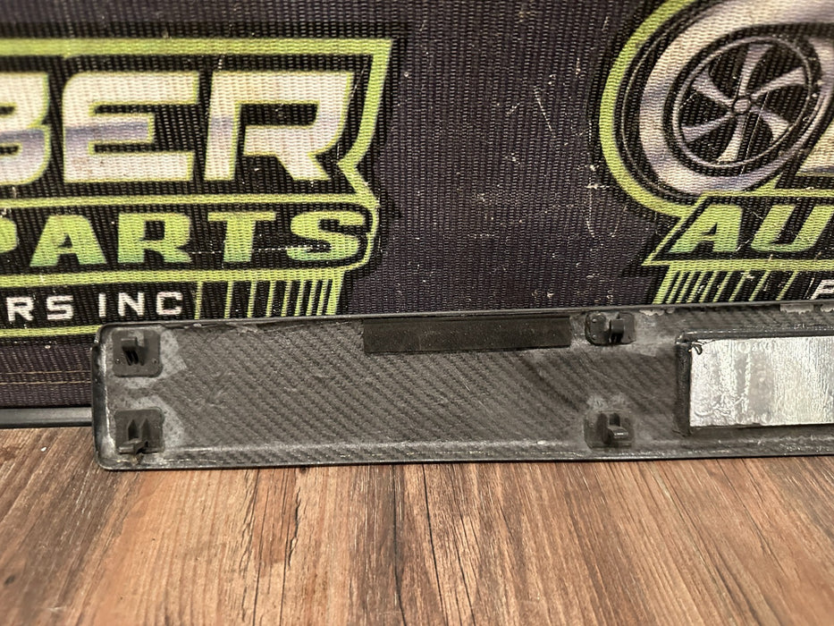 2021 AUDI R8 INTERIOR CARBON FIBER LEFT RIGHT KICK SCUFF PLATES OEM *READ*