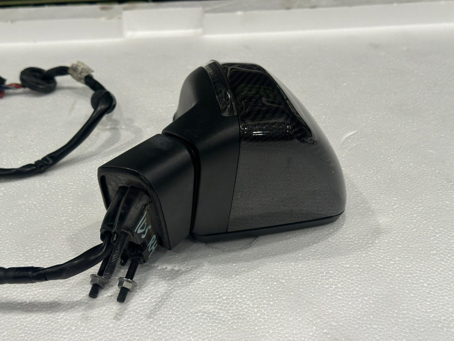 2017-2023 AUDI R8 CARBON FIBER DOOR MIRROR LEFT RIGHT PAIR OEM GENUINE