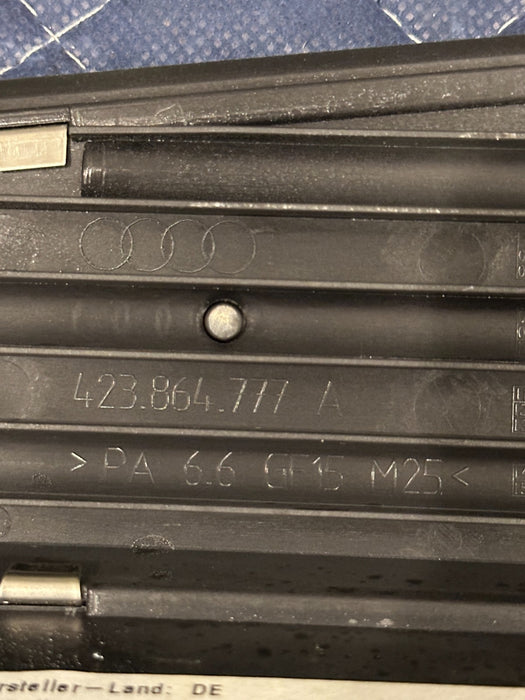 2014 AUDI R8 V8 OEM DEAD PEDAL FOOT REST TRIM BEZAL 423 864 777 A