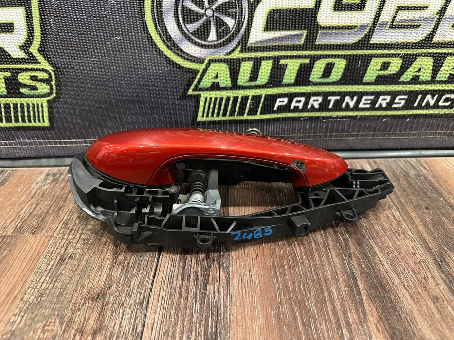 2020 BMW M8 COMP FRONT PASSENGER RIGHT DOOR HANDLE OEM MOTEGI RED METALLIC - C3K