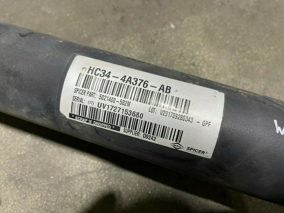 2017 FORD F350 FRONT DRIVESHAFT 4X4 OEM 49K MILES 2018 2019 F250 HC34-4A376-AB