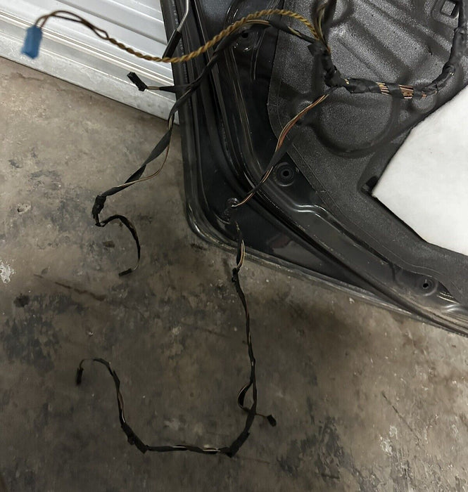 2011 BMW 550i F10 5 SERIES REAR LEFT DOOR GRAPHITE METALLIC (A90)~MINOR SCUFFS~