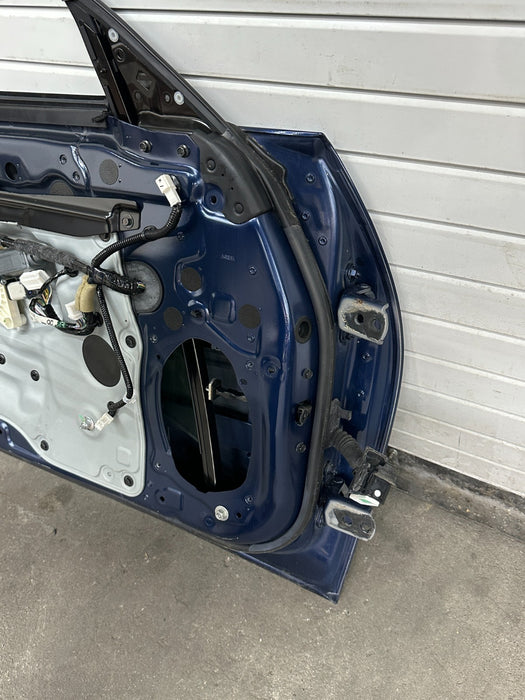 2013 NISSAN 370Z LEFT DOOR SHELL MIDNIGHT BLUE OEM *WEAR 3,4* LOCAL PICKUP ONLY