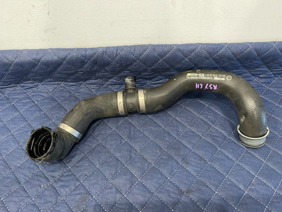 2017 MERCEDES-BENZ C63 AMG CONV RADIATOR UPPER LEFT SIDE HOSE OEM 205 501 89 82