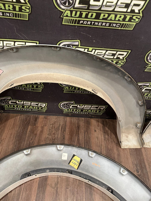 2017 2018 2019 FORD F350 FRONT REAR LEFT RIGHT WHITE FENDER FLARE SET OEM