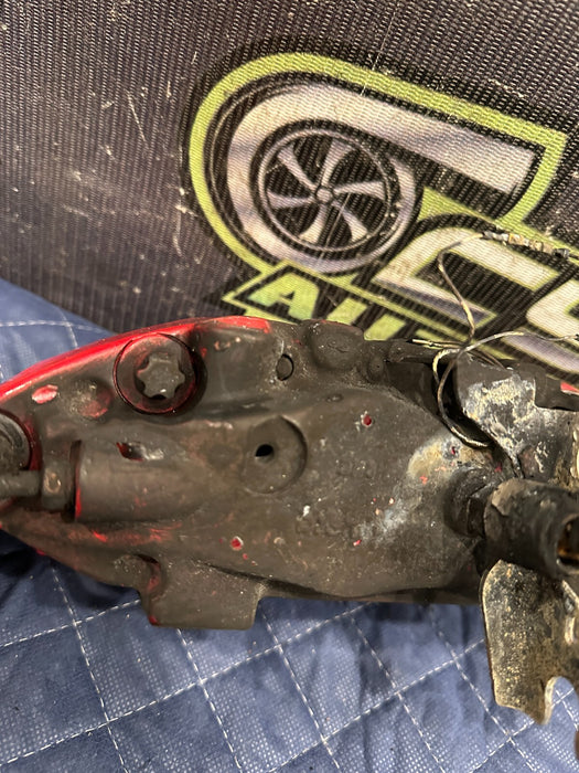 2021 AUDI R8 REAR LEFT RED CARBON CERAMIC BRAKE CALIPER OEM ~READ!!~